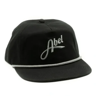 Abel Logo Hat Canvas Flat Bill Black - Your Premium Fishing Gear Store Rods Lines Baits Accessories^ Fashion