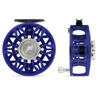 Abel SDS Reel Ported 7/8 Blue III, Platinum Drag Knob with Platinum Handle - Your Premium Fishing Gear Store Rods Lines Baits Accessories^ Outlet