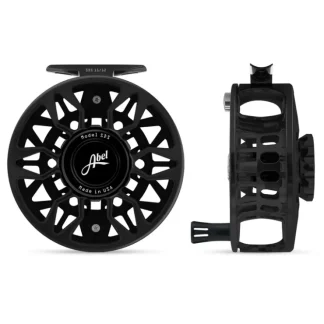 Abel SDS Reel Ported 11/12 Gloss Black with Black Handle - Your Premium Fishing Gear Store Rods Lines Baits Accessories^ Hot