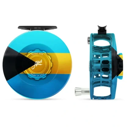 Abel SDS Reel Solid 7/8 Bahama Flag Edition with Platinum Handle - Your Premium Fishing Gear Store Rods Lines Baits Accessories^ Hot