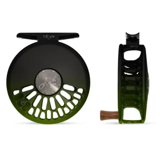 Abel TR Reel 4/5 Black Green Fade with Walnut Handle - Your Premium Fishing Gear Store Rods Lines Baits Accessories^ Store