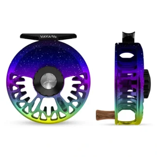 Abel Vaya Reel 5/6 Northern Lights Fade, Black Drag Knob with Walnut Handle - Your Premium Fishing Gear Store Rods Lines Baits Accessories^ Store