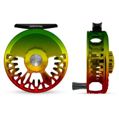 Abel Vaya Reel 5/6 Rasta Fade with Ebony Handle - Your Premium Fishing Gear Store Rods Lines Baits Accessories^ Online