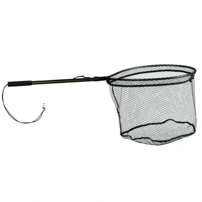 Adamsbuilt Aluminum Flip Net 20" Loop with Rubberized Netting - Your Premium Fishing Gear Store Rods Lines Baits Accessories^ Best