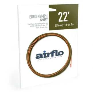 AirFlo Euro Nymph Shorty 22' Hi Vis Tip Fly Line Olive/Orange - Your Premium Fishing Gear Store Rods Lines Baits Accessories^ Sale