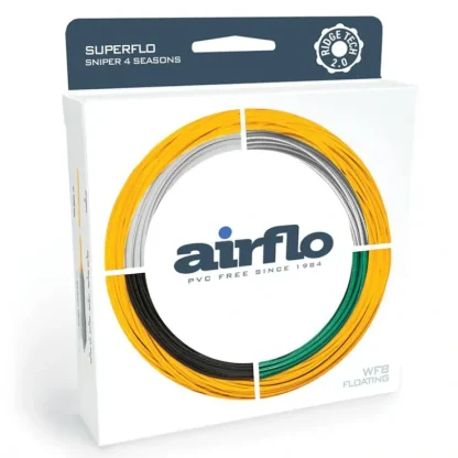 AirFlo Ridge 2.0 SuperFlo Sniper 4 Season Float Fly Line Pale Gray/Sunburst - Your Premium Fishing Gear Store Rods Lines Baits Accessories^ Best
