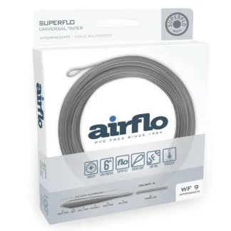 AirFlo SuperFlo Cold Saltwater Universal Intermediate Fly Line Translucent Grey - Your Premium Fishing Gear Store Rods Lines Baits Accessories^ Best