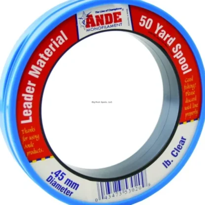 Ande Mono Leader Wrist Spool (20lb-80lb, 50yd, Clear) - Your Premium Fishing Gear Store Rods Lines Baits Accessories^ Best