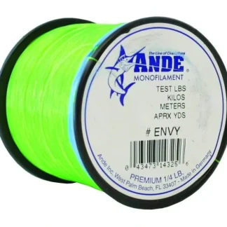 Ande Monofilament Line (Envy Green, 12 -Pounds test, 1/4# spool) - Your Premium Fishing Gear Store Rods Lines Baits Accessories^ Store