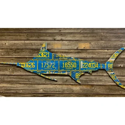 Bahamas Marlin License Plate Art - Your Premium Fishing Gear Store Rods Lines Baits Accessories^ Flash Sale