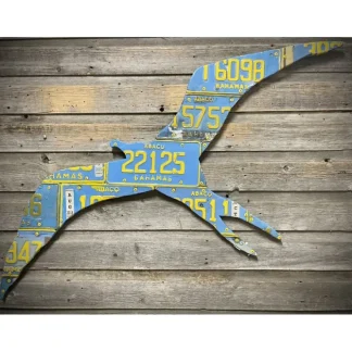 Bahamas Teal Frigate License Plate Art - Your Premium Fishing Gear Store Rods Lines Baits Accessories^ Outlet