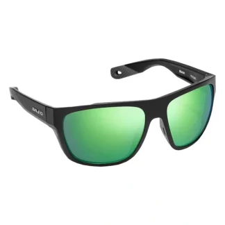 Bajio Sunglasses Las Rocas Black Matte Green Mirror Glass - Your Premium Fishing Gear Store Rods Lines Baits Accessories^ Hot