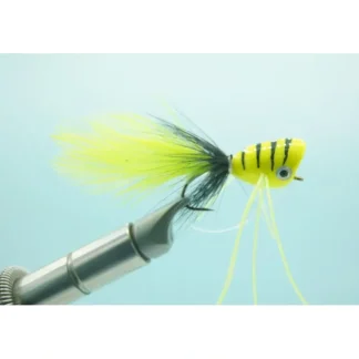 Bass Popper Chartreuse #1/0 - Your Premium Fishing Gear Store Rods Lines Baits Accessories^ New