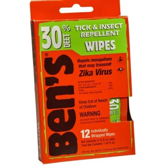 Ben's Repellent Wipes - Your Premium Fishing Gear Store Rods Lines Baits Accessories^ Fashion