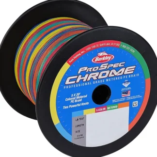Berkley ProSpec Chrome 5x20' Metered Braided Line 100lb 1500yd - Your Premium Fishing Gear Store Rods Lines Baits Accessories^ Cheap