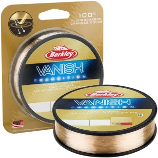 Berkley Vanish Transition Fluorocarbon Line Filler Spool, Clear Gold/Crimson Red - Your Premium Fishing Gear Store Rods Lines Baits Accessories^ Cheap