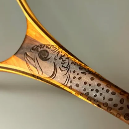 Big Dipper 24"x17" - Brook Trout Engraved - Classic Fly Fishing Traditional Landing Net - Your Premium Fishing Gear Store Rods Lines Baits Accessories^ Clearance
