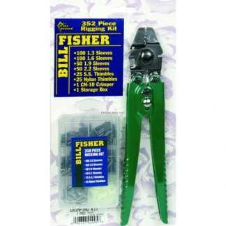 Billfisher Rigging Kit 351 Piece Kit with CN-10 Crimper, Sleeves, and Thimbles - Your Premium Fishing Gear Store Rods Lines Baits Accessories^ Fashion