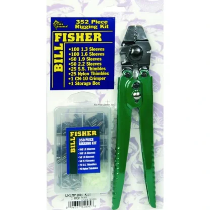 Billfisher Rigging Kit 351 Piece Kit with CN-10 Crimper, Sleeves, and Thimbles - Your Premium Fishing Gear Store Rods Lines Baits Accessories^ Fashion