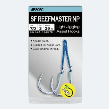BKK Hooks SF Reefmaster NP, Bight Tin, Size 2/0 - Your Premium Fishing Gear Store Rods Lines Baits Accessories^ Best Sale