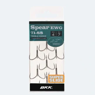 BKK Hooks Spear EWG-71 SS Extra Wide Gap Treble Hooks - Your Premium Fishing Gear Store Rods Lines Baits Accessories^ Discount