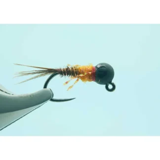 Black BH French Dip Hot Orange #16 2.3mm Bead - Your Premium Fishing Gear Store Rods Lines Baits Accessories^ Discount