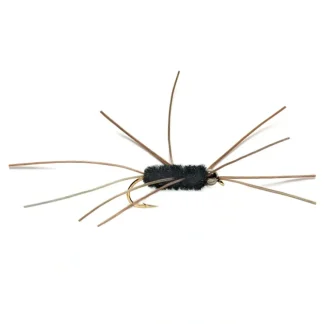Black Rubber Leg Stone Beadhead - Your Premium Fishing Gear Store Rods Lines Baits Accessories^ Best Sale