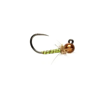 Boroffs Bling Caddis Olive Barbless - Your Premium Fishing Gear Store Rods Lines Baits Accessories^ Shop