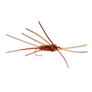 Brown Rubber Leg Stone Tungsten Beadhead - Your Premium Fishing Gear Store Rods Lines Baits Accessories^ Best