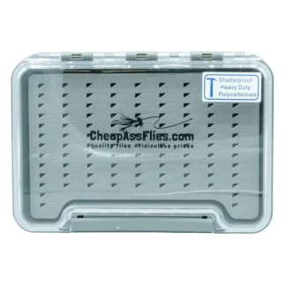 CAF Logo Waterproof Clear Thin Fly Box Tear Drop Foam - Your Premium Fishing Gear Store Rods Lines Baits Accessories^ Best Sale