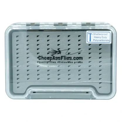 CAF Logo Waterproof Clear Thin Fly Box Tear Drop Foam - Your Premium Fishing Gear Store Rods Lines Baits Accessories^ Best Sale