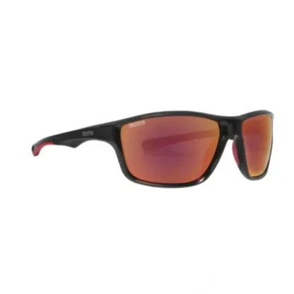 Calcutta Inlet Polarized Sunglasses Shiny Black Frame/Orange Fire Mirror Lens - Your Premium Fishing Gear Store Rods Lines Baits Accessories^ Clearance