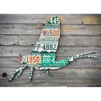 Colorado Mayfly License Plate Art - Your Premium Fishing Gear Store Rods Lines Baits Accessories^ Best