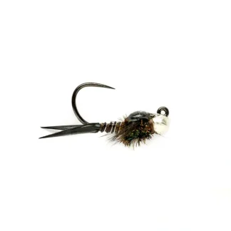 Copper John Jig Black Tungsten Beadhead Barbless - Your Premium Fishing Gear Store Rods Lines Baits Accessories^ Fashion