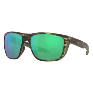 Costa Ferg Sunglasses Matte Reef Green Mirror 580G - Your Premium Fishing Gear Store Rods Lines Baits Accessories^ New