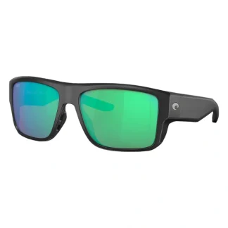 Costa Taxman Sunglasses Matte Black Green Mirror 580G - Your Premium Fishing Gear Store Rods Lines Baits Accessories^ Outlet