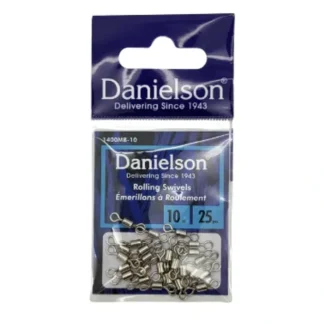 Danielson Rolling Swivel Size 10 25pk - Your Premium Fishing Gear Store Rods Lines Baits Accessories^ Outlet