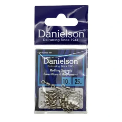 Danielson Rolling Swivel Size 10 25pk - Your Premium Fishing Gear Store Rods Lines Baits Accessories^ Outlet