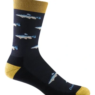 Darn Tough Men's Spey Fly Crew Lightweight with Cushion - Your Premium Fishing Gear Store Rods Lines Baits Accessories^ Shop