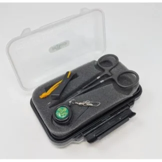 Dr. Slick Black Standard Clamp Gift Set in Medium Fly Box - Your Premium Fishing Gear Store Rods Lines Baits Accessories^ Online