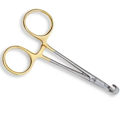 Dr. Slick Slick-Release Clamp 5in. Gold Loops Medium Release Tube Curved - Your Premium Fishing Gear Store Rods Lines Baits Accessories^ Shop