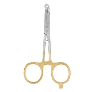 Dr. Slick SlickRelease Scissor Clamp 5" Gold Loops Curved - Your Premium Fishing Gear Store Rods Lines Baits Accessories^ Best Sale