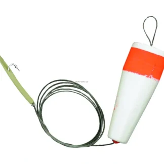 Eagle Claw Lazer Sharp Snapper Popper Rig, Weighted, 4X Long Size 6 Tube Hook - Your Premium Fishing Gear Store Rods Lines Baits Accessories^ Store