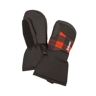 Eskimo Keeper Mitt with Liner Glove, Black/Plaid, M/L - Your Premium Fishing Gear Store Rods Lines Baits Accessories^ Shop