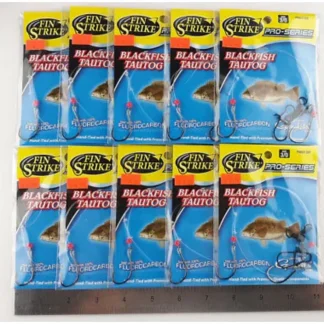 Fin Strike Pro Series Blackfish 1 Pack Rig Octopus Hook, 3 Way Swivel & Flouro line - Your Premium Fishing Gear Store Rods Lines Baits Accessories^ Outlet