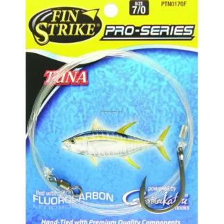Fin Strike Pro Series Tuna Rig LiveBait Hook & Fluoro Size 7/0 - Your Premium Fishing Gear Store Rods Lines Baits Accessories^ Sale