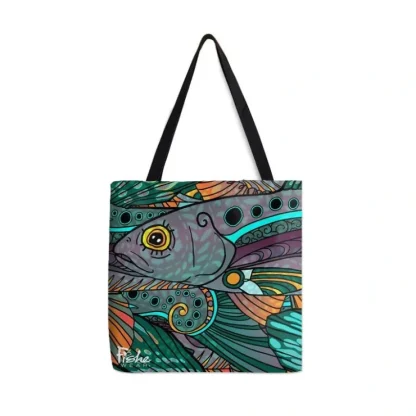 FisheWear Canvas Totes - Your Premium Fishing Gear Store Rods Lines Baits Accessories^ Store