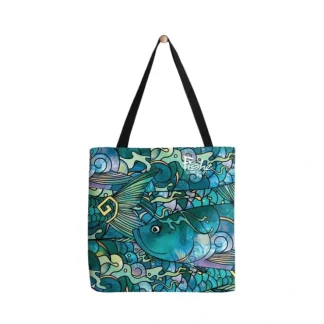 FisheWear Totally Tarpon Fabric Tote - Your Premium Fishing Gear Store Rods Lines Baits Accessories^ Online