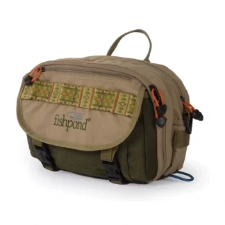 Fishpond Blue River Chest/Lumbar Pack Khaki/Sage Green - Your Premium Fishing Gear Store Rods Lines Baits Accessories^ New