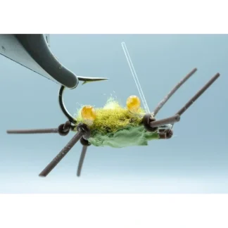 Flats Crab - Mottled Light Olive - #6 - Your Premium Fishing Gear Store Rods Lines Baits Accessories^ Fashion